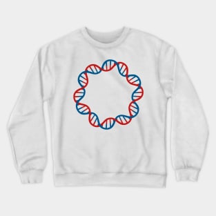 Circular DNA Double Stranded Plasmid Vector Crewneck Sweatshirt